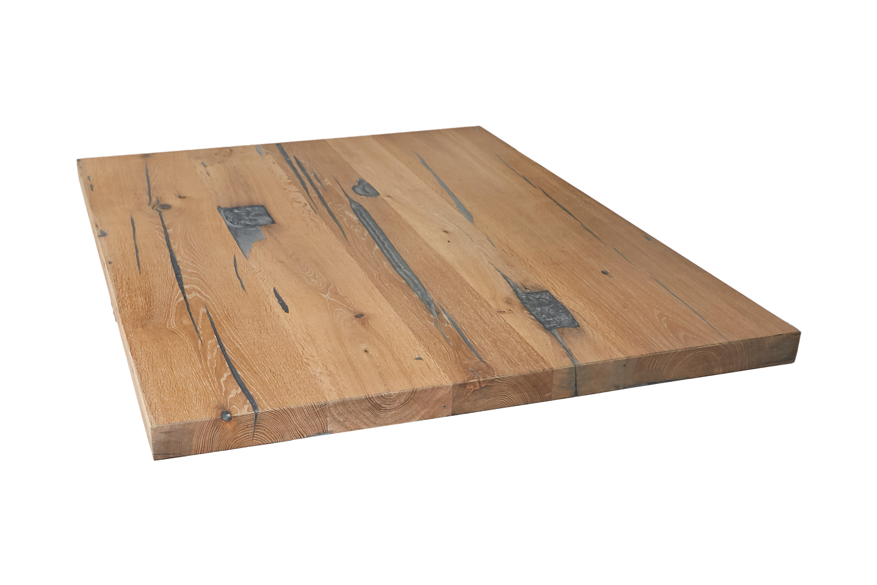 Oak table top with a smoky touch