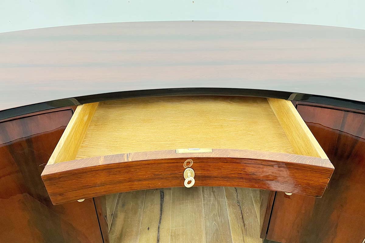 Art Deco Desk from Paris "Villa des Arts" in Rosewood