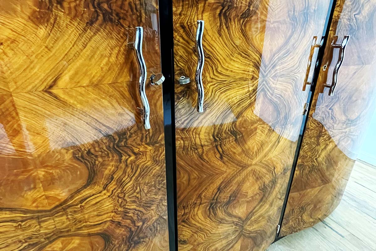 Art Deco Library / Highboard from Paris 'Villa Victor Hugo' around 1925