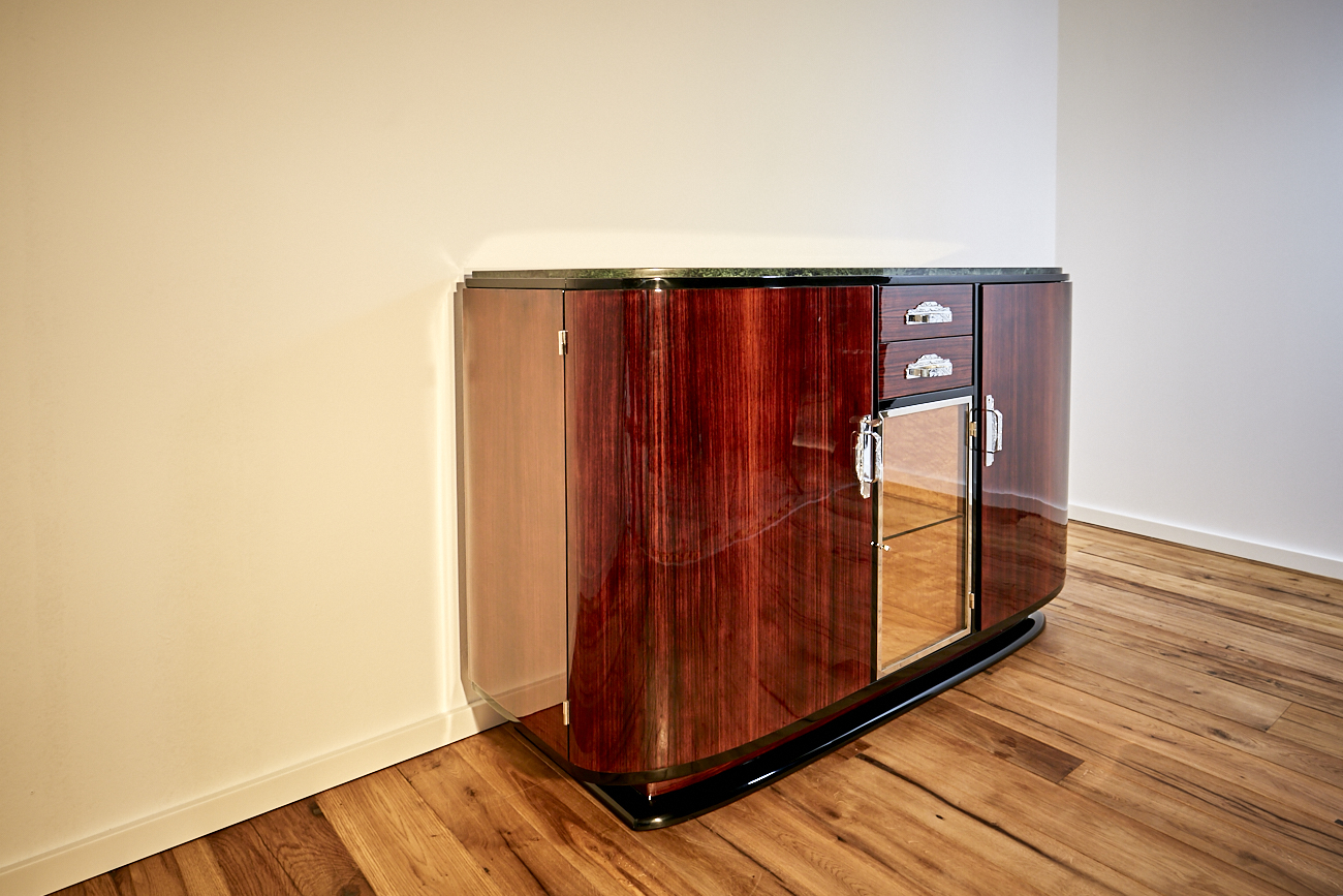 Art Deco Sideboard in Rosewood from France around 1925