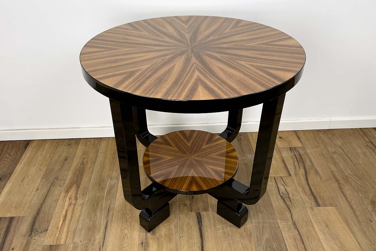 Art Deco gaming table from Germany in the 1950's in Art Deco style