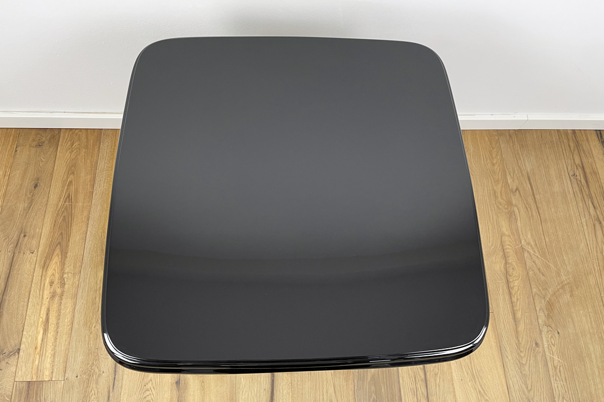 Art Deco Sidetable around 1935 from Germany in highgloss black Lacquer