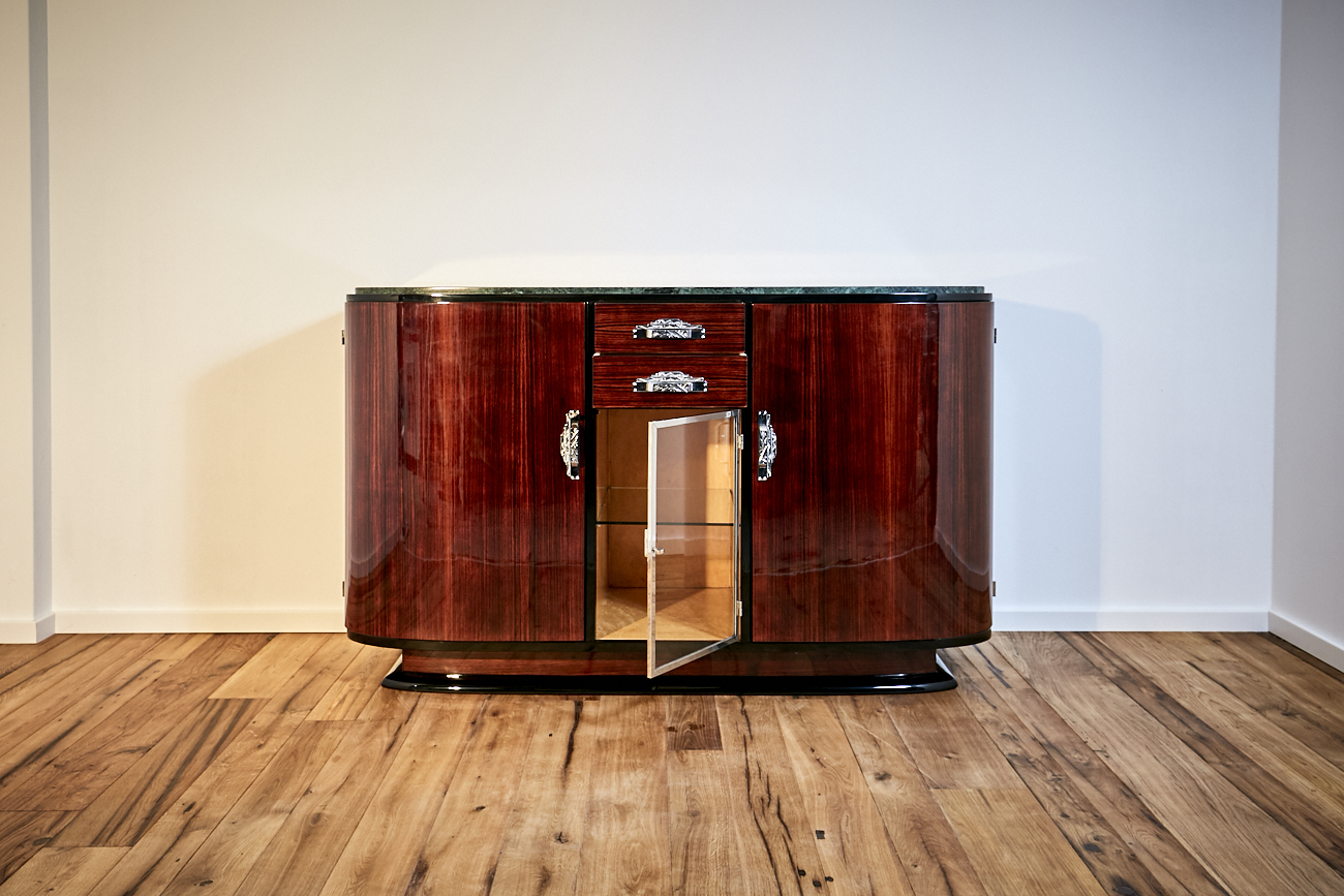 Art Deco Sideboard in Rosewood from France around 1925