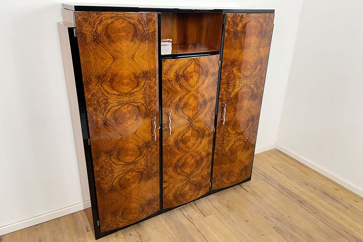 Art Deco Library / Highboard from Paris 'Villa Victor Hugo' around 1925