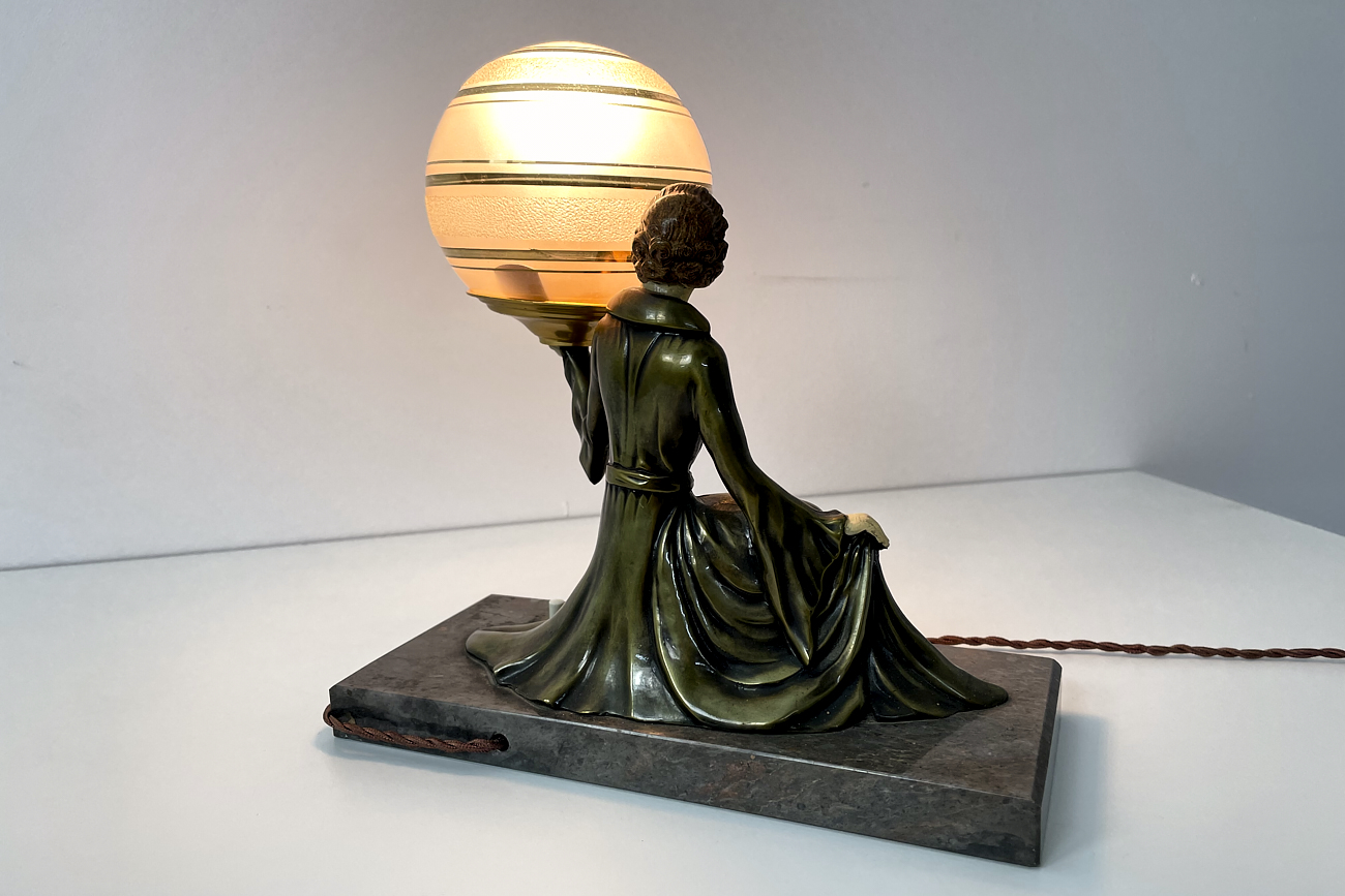 Art Deco lamp from France