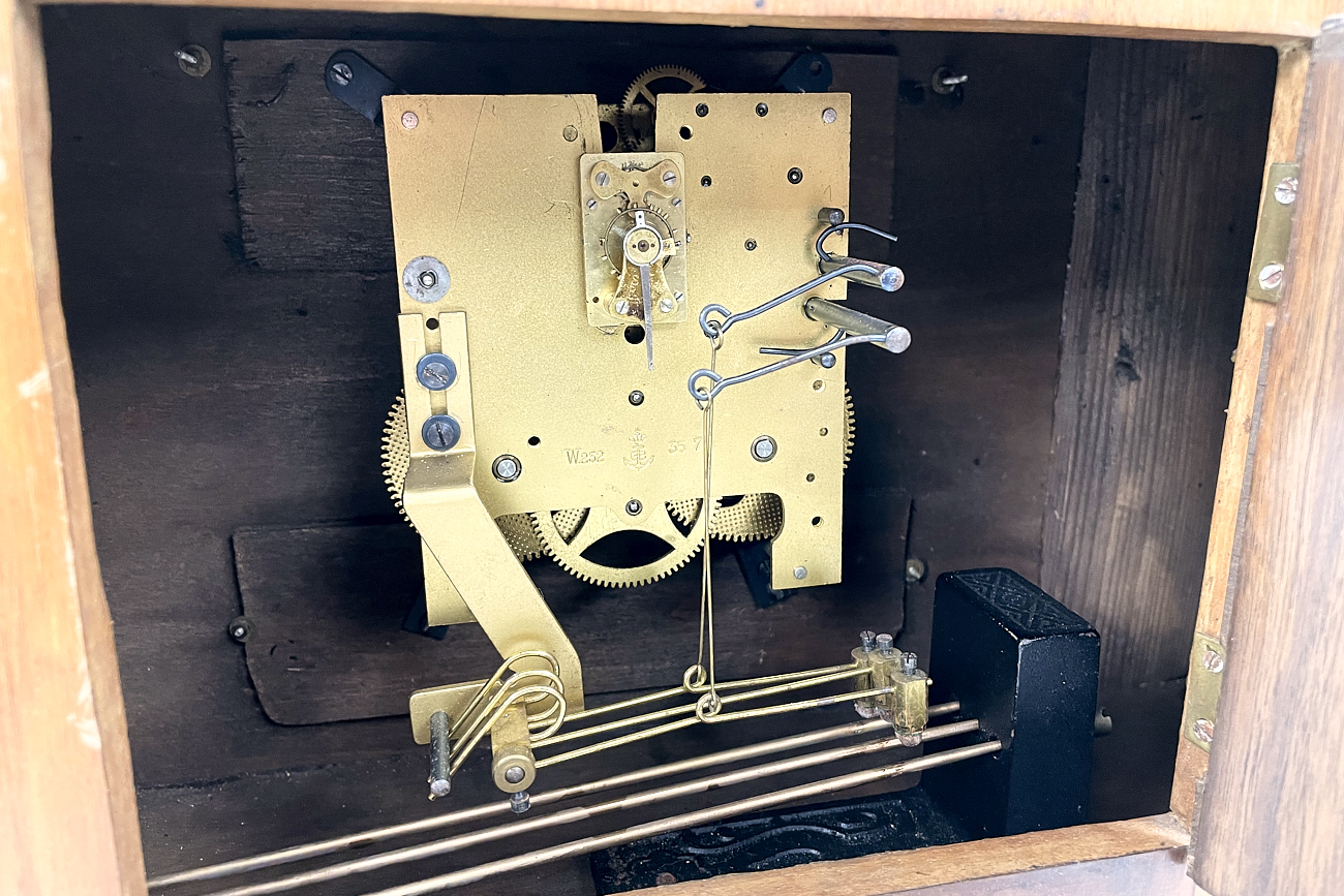 Art Deco Clock Original Anchor Gustav Becker