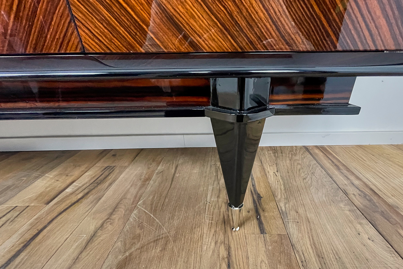  Sideboard from the 50s in Art Deco style with macassar veneer