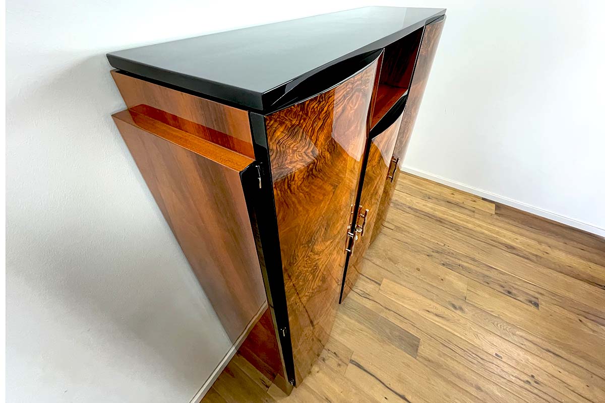 Art Deco Library / Highboard from Paris 'Villa Victor Hugo' around 1925