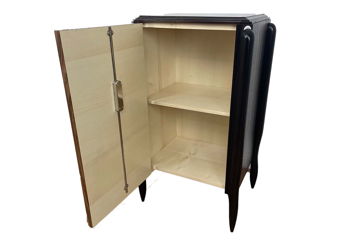 Art Deco chest of drawers, style furniture inspired by Ruhlmann