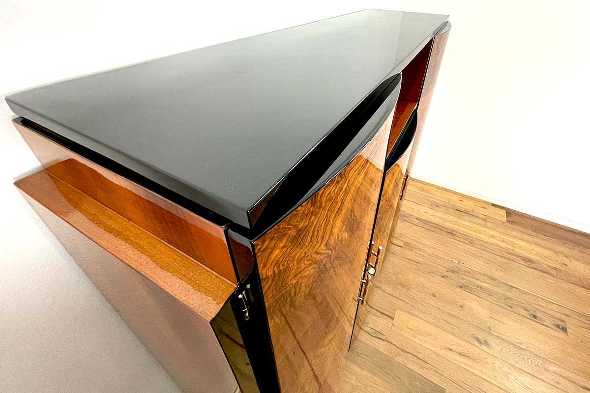 Art Deco Library / Highboard from Paris 'Villa Victor Hugo' around 1925