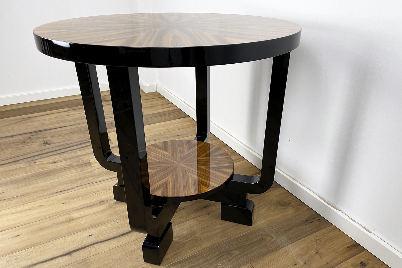 Art Deco gaming table from Germany in the 1950's in Art Deco style