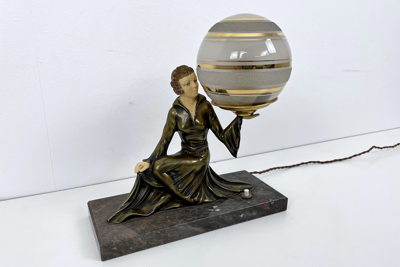 Art Deco lamp from France