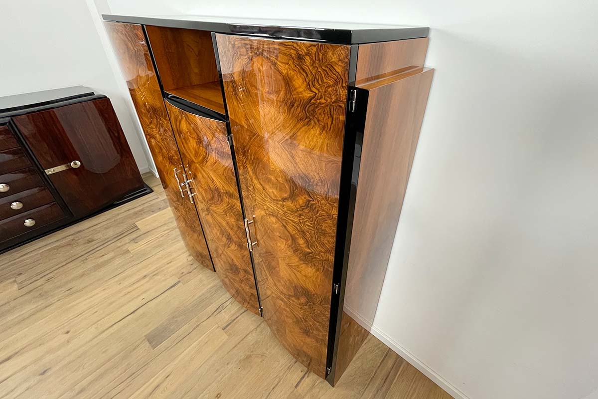 Art Deco Library / Highboard from Paris 'Villa Victor Hugo' around 1925