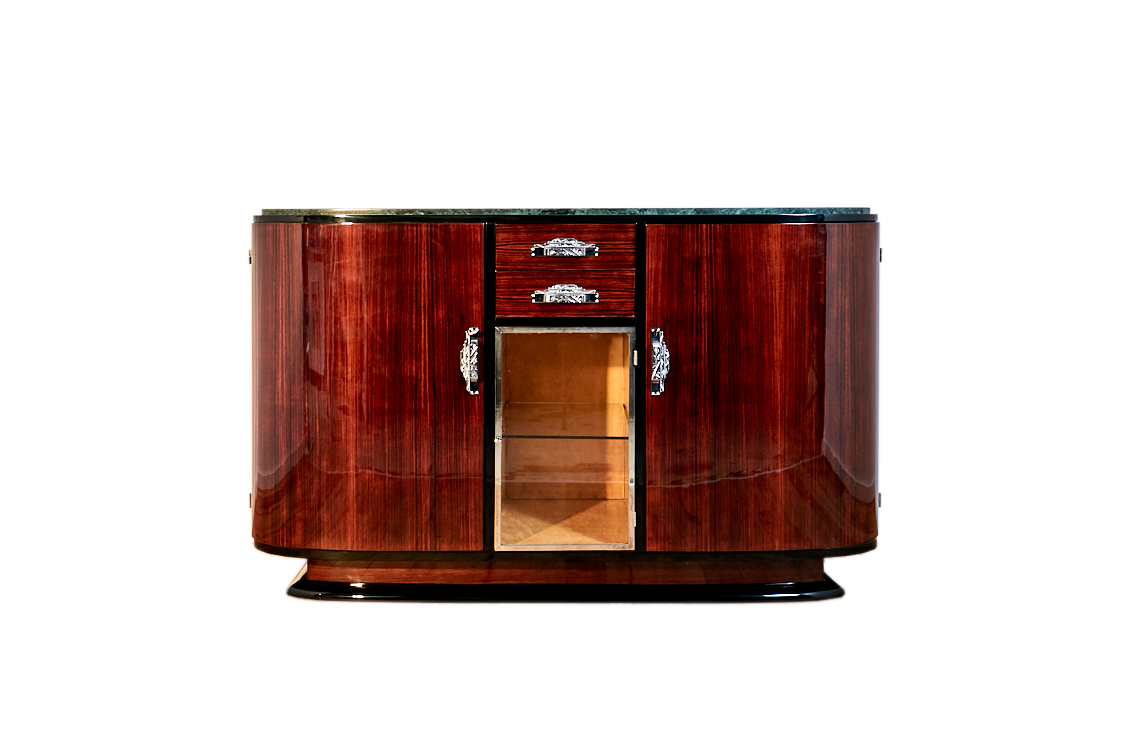 Art Deco Sideboard in Rosewood from France around 1925