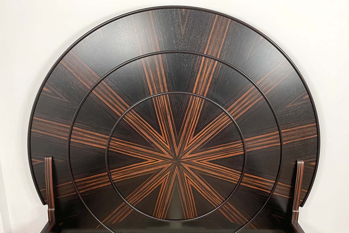 Art Deco bed "Lit Soleil" Inspired by Ruhlmann Émile-jacques