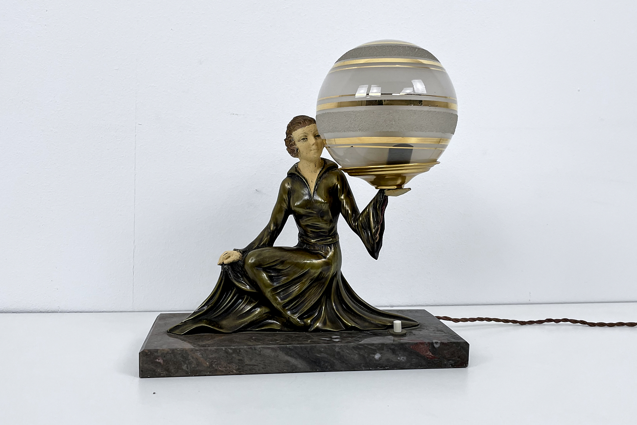 Art Deco lamp from France