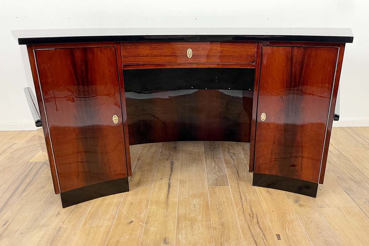 Art Deco Desk from Paris "Villa des Arts" in Rosewood